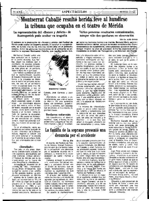 ABC SEVILLA 17-07-1990 página 74