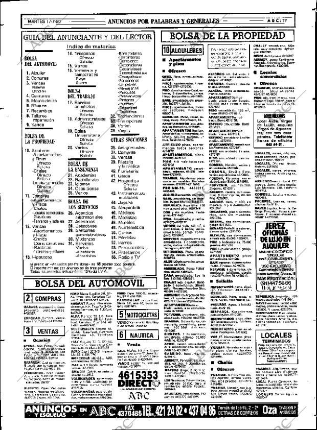 ABC SEVILLA 17-07-1990 página 77