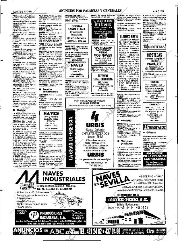 ABC SEVILLA 17-07-1990 página 79
