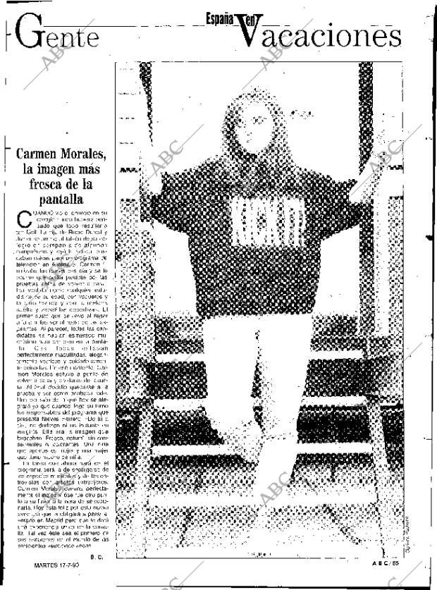 ABC SEVILLA 17-07-1990 página 85