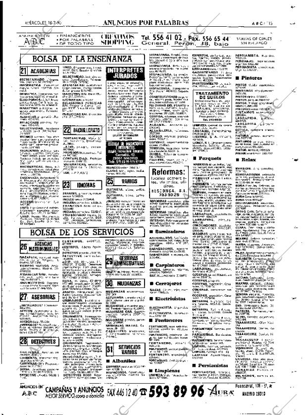ABC MADRID 18-07-1990 página 113