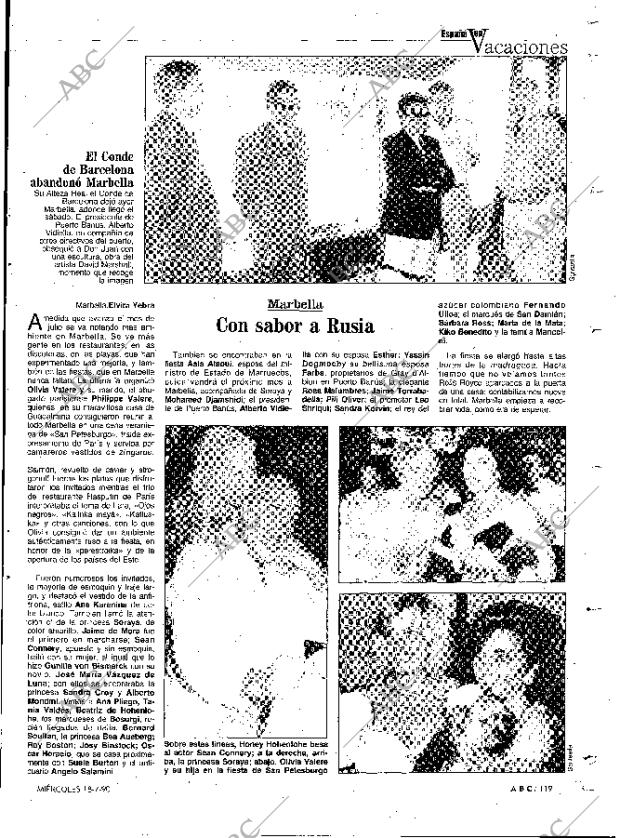 ABC MADRID 18-07-1990 página 119