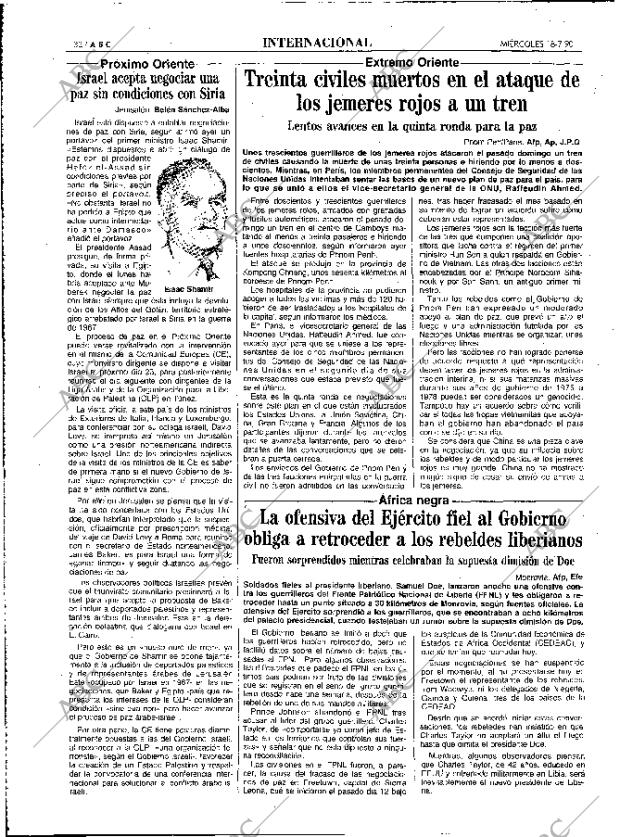 ABC MADRID 18-07-1990 página 32