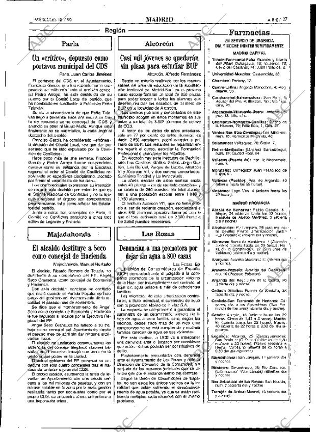 ABC MADRID 18-07-1990 página 37