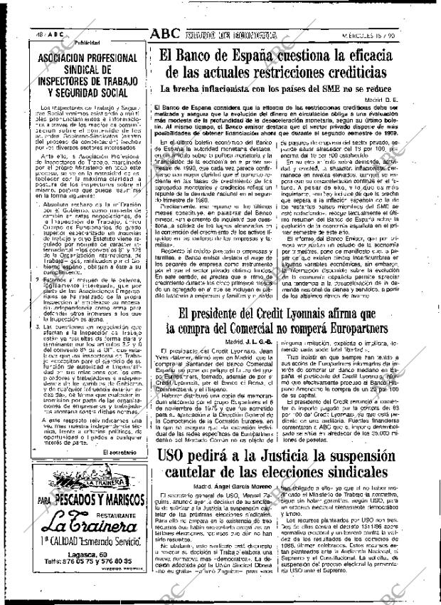 ABC MADRID 18-07-1990 página 48