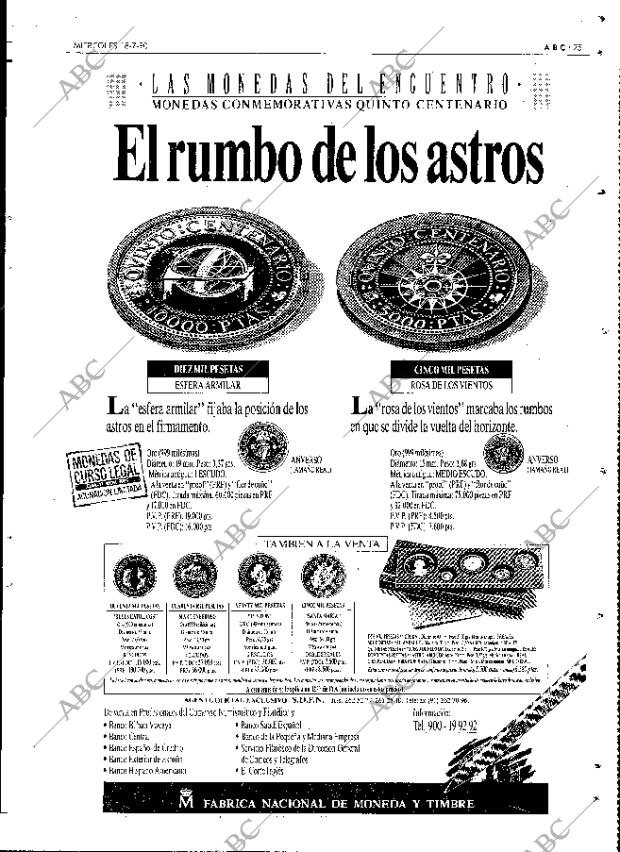 ABC MADRID 18-07-1990 página 75