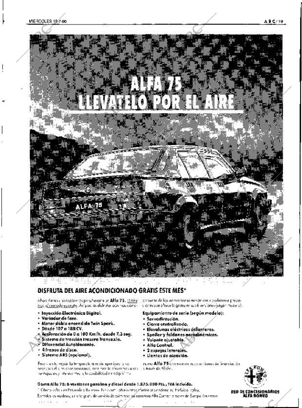 ABC SEVILLA 18-07-1990 página 19