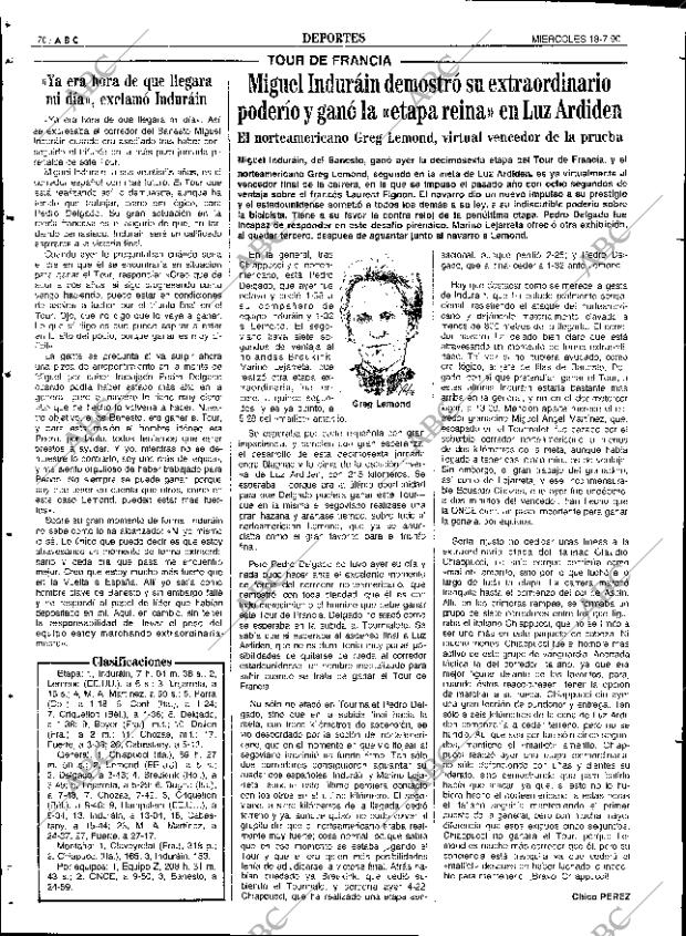 ABC SEVILLA 18-07-1990 página 70