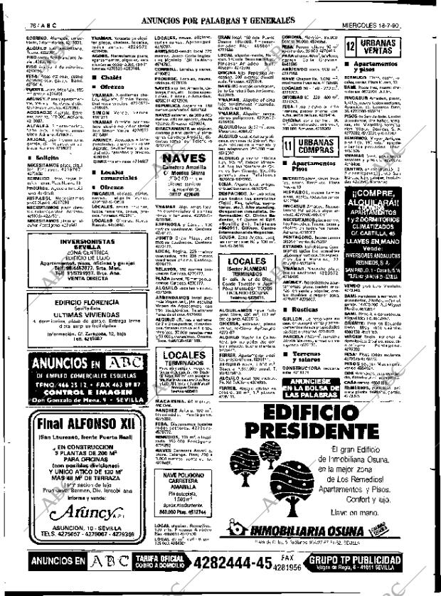 ABC SEVILLA 18-07-1990 página 76