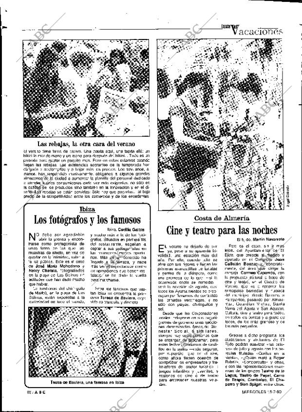 ABC SEVILLA 18-07-1990 página 88