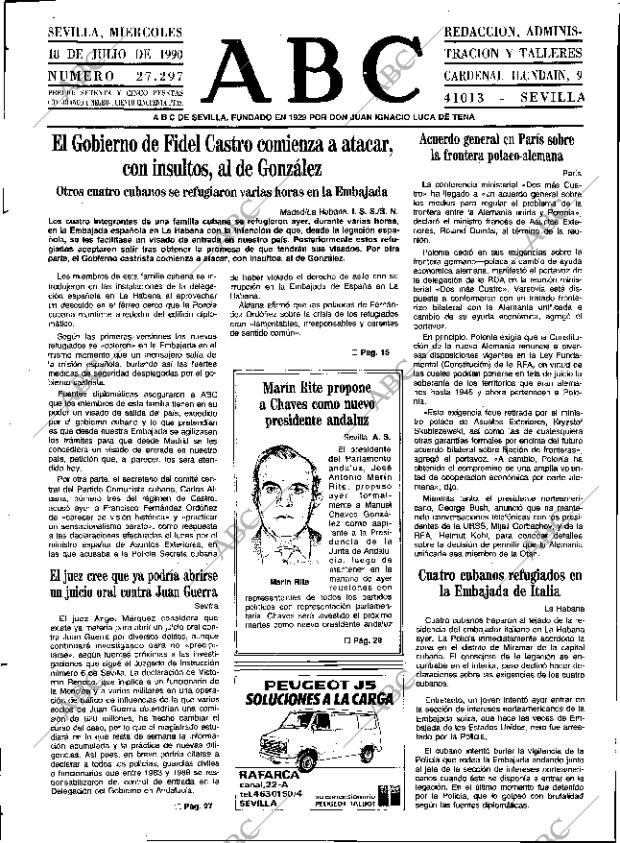 ABC SEVILLA 18-07-1990 página 9