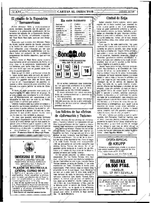 ABC SEVILLA 19-07-1990 página 12