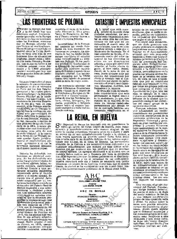 ABC SEVILLA 19-07-1990 página 13