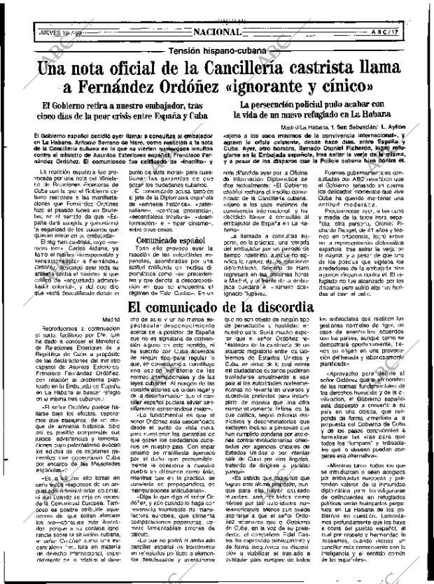 ABC SEVILLA 19-07-1990 página 17