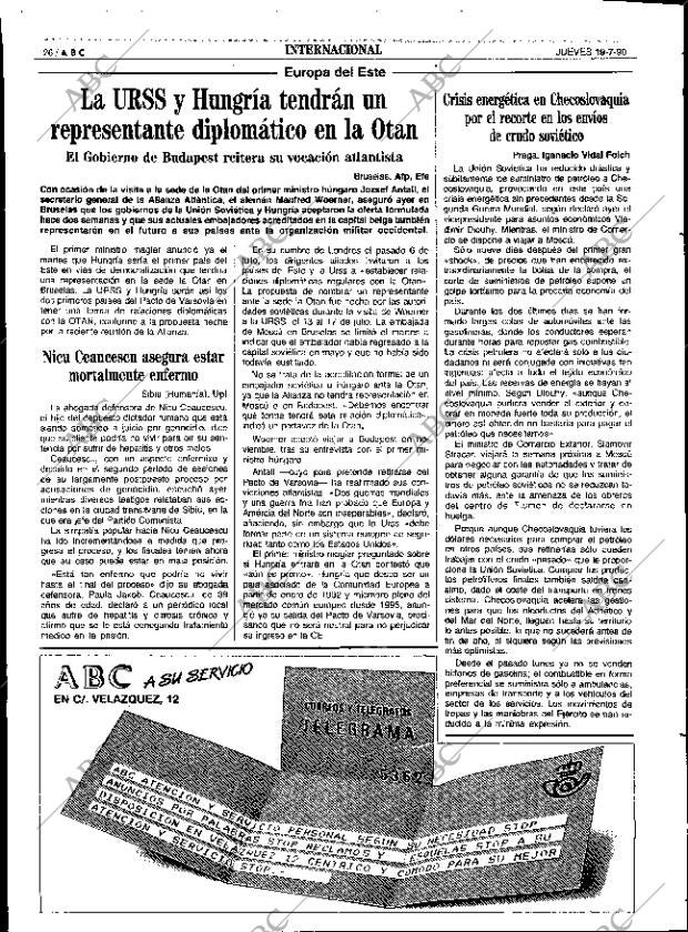 ABC SEVILLA 19-07-1990 página 26