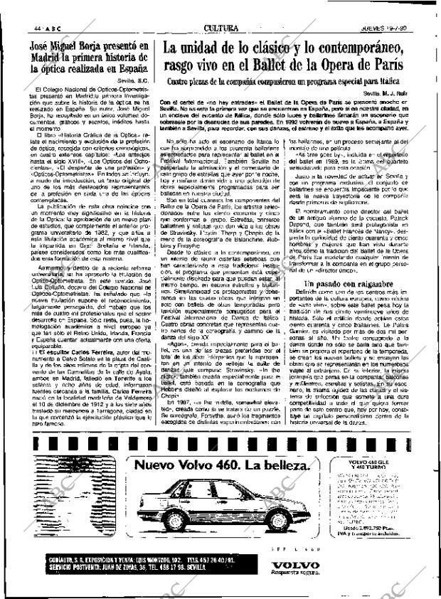 ABC SEVILLA 19-07-1990 página 44