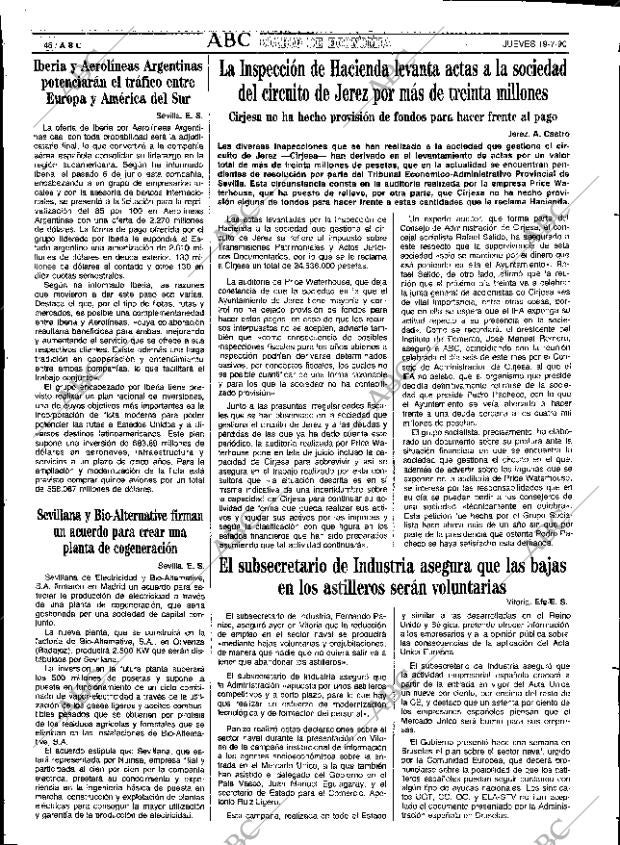 ABC SEVILLA 19-07-1990 página 54