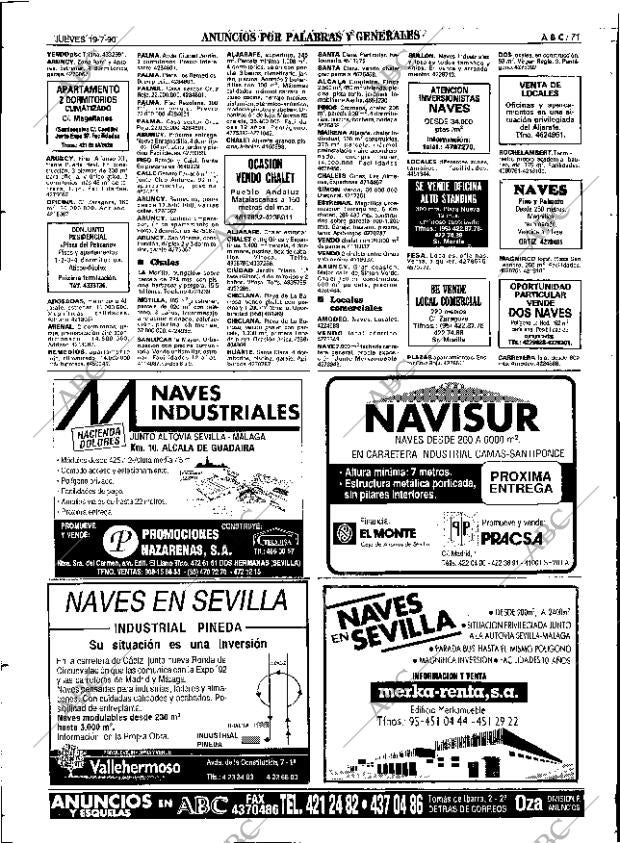 ABC SEVILLA 19-07-1990 página 79