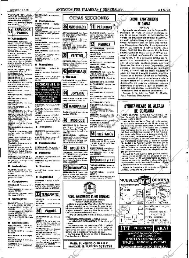ABC SEVILLA 19-07-1990 página 81