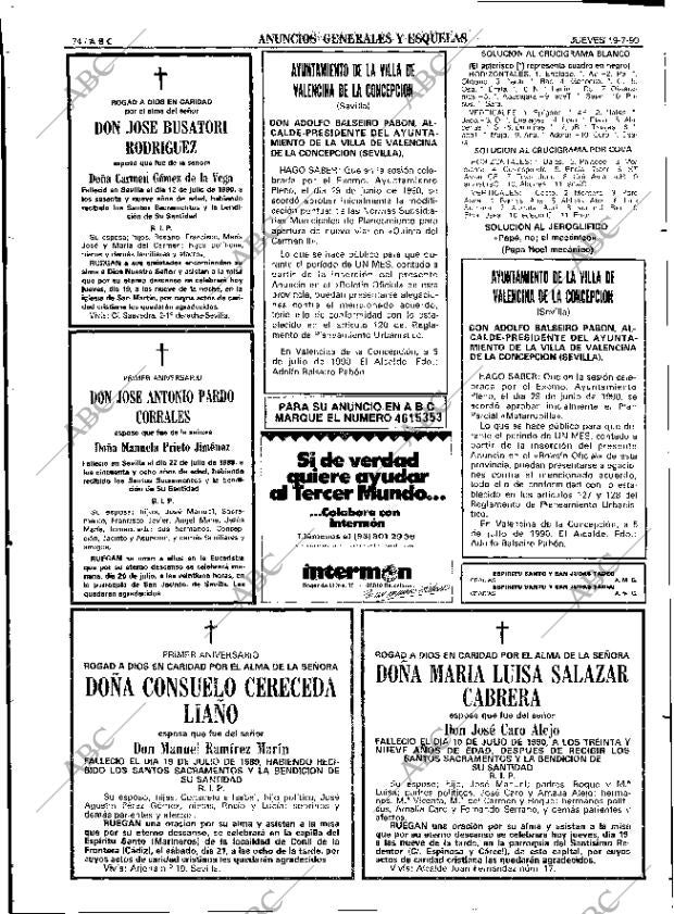 ABC SEVILLA 19-07-1990 página 82