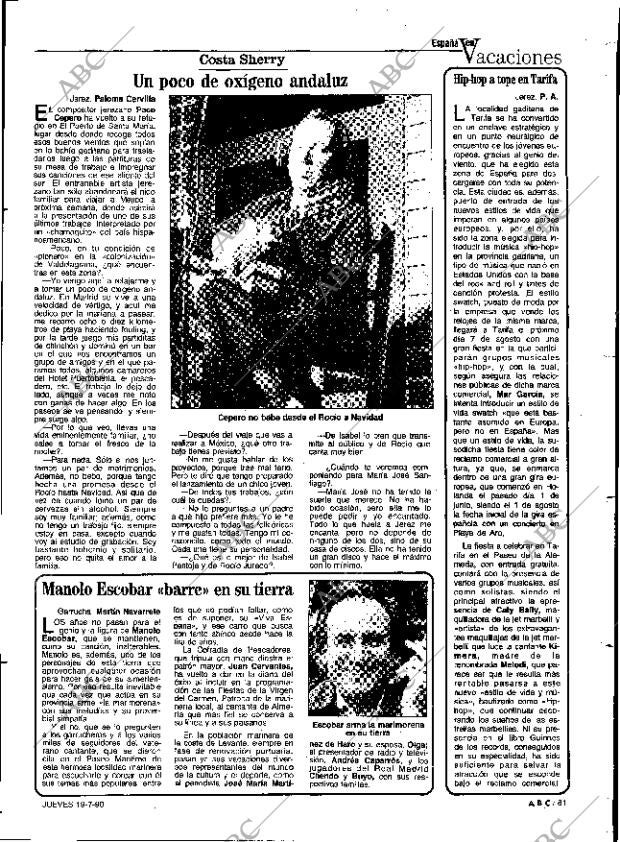 ABC SEVILLA 19-07-1990 página 89