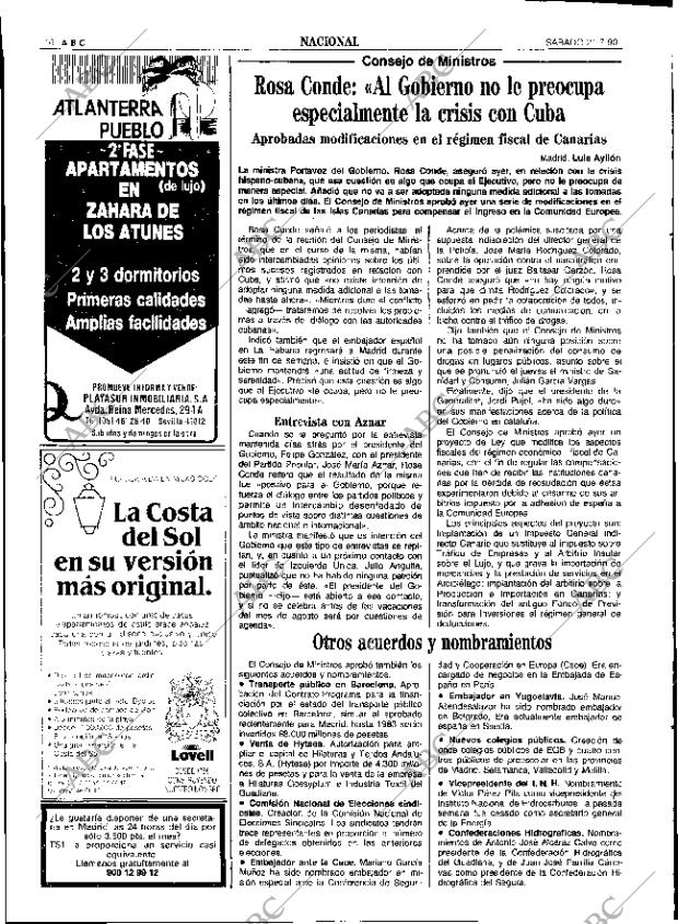 ABC SEVILLA 21-07-1990 página 16