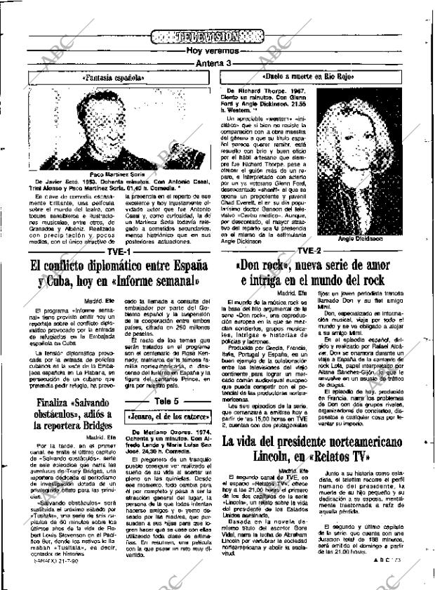 ABC SEVILLA 21-07-1990 página 85