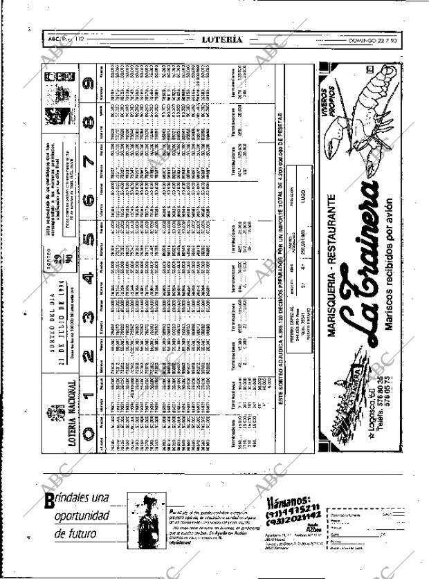 ABC MADRID 22-07-1990 página 112