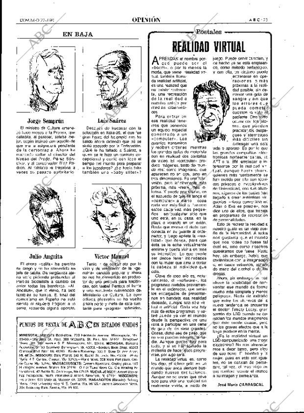 ABC MADRID 22-07-1990 página 23
