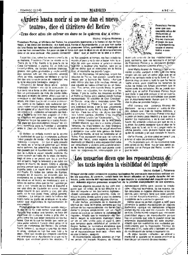 ABC MADRID 22-07-1990 página 43