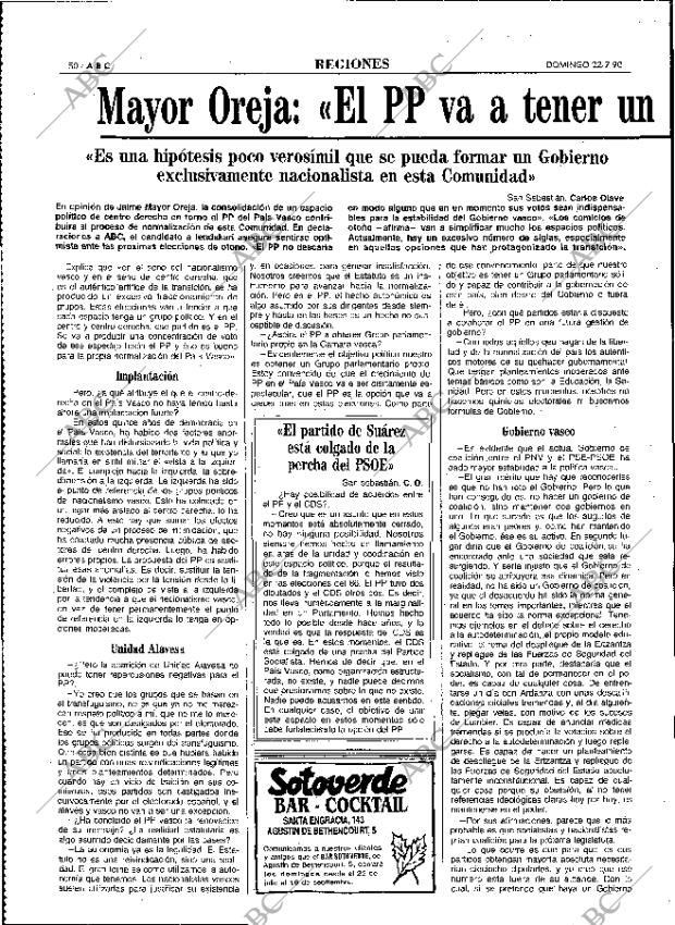 ABC MADRID 22-07-1990 página 50