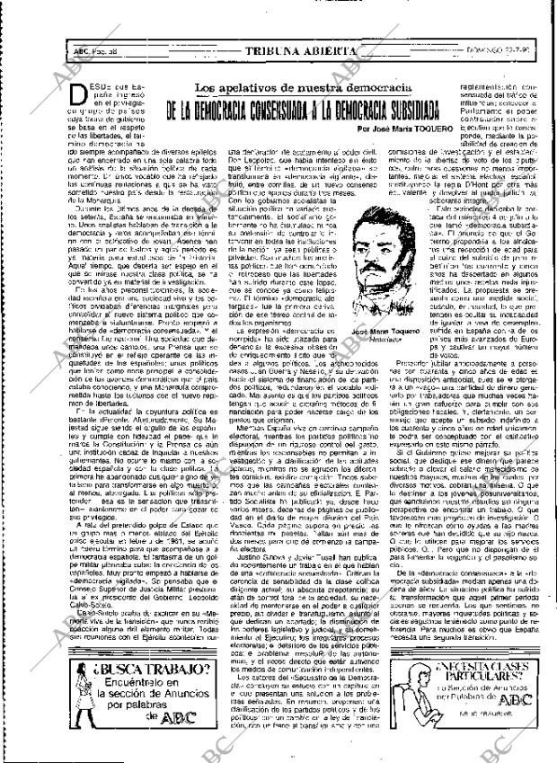 ABC MADRID 22-07-1990 página 58