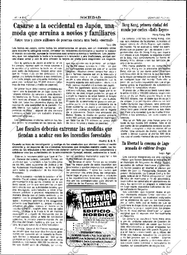 ABC MADRID 22-07-1990 página 66