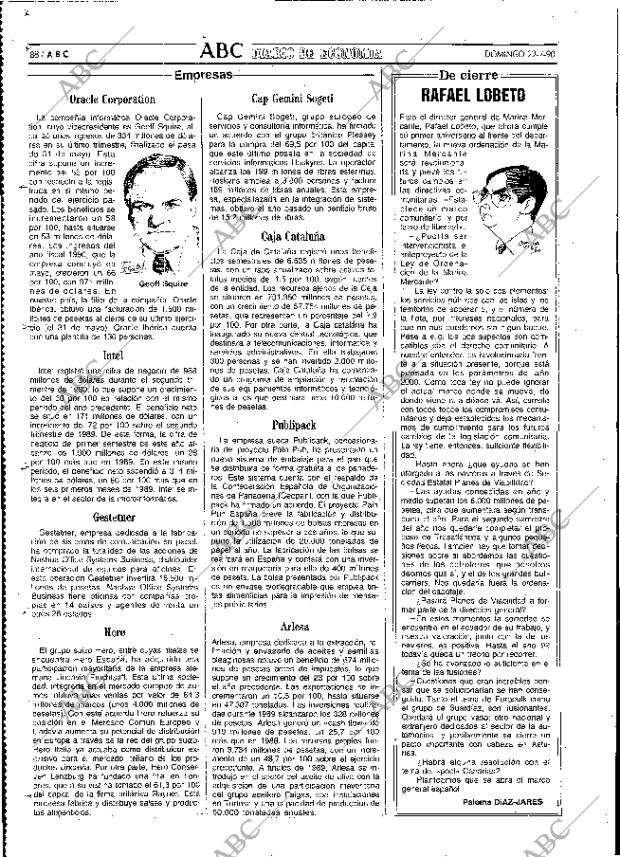 ABC MADRID 22-07-1990 página 88