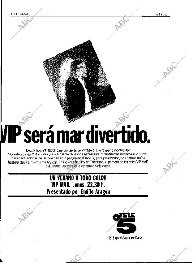 ABC MADRID 23-07-1990 página 25