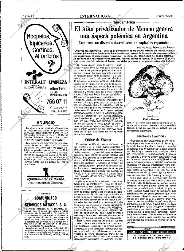 ABC MADRID 23-07-1990 página 28