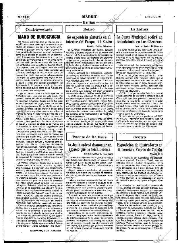 ABC MADRID 23-07-1990 página 36