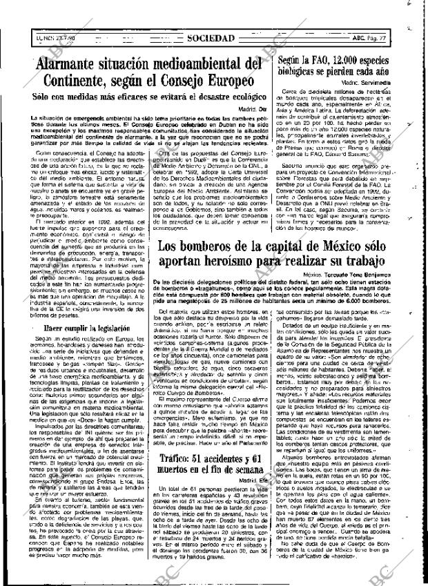 ABC MADRID 23-07-1990 página 77
