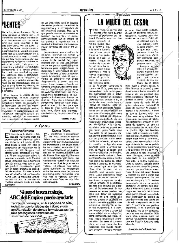 ABC SEVILLA 26-07-1990 página 15