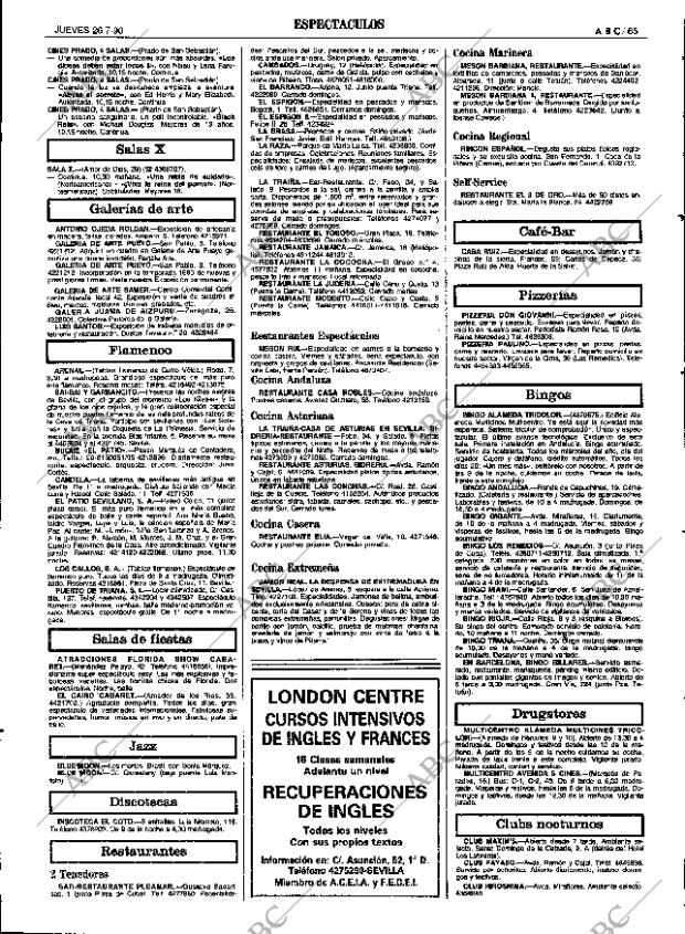 ABC SEVILLA 26-07-1990 página 65