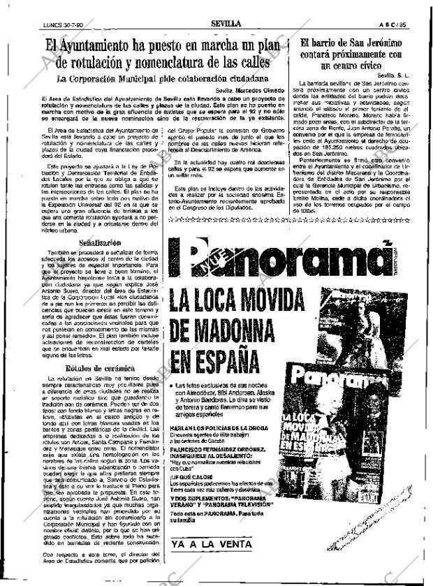 ABC SEVILLA 30-07-1990 página 35
