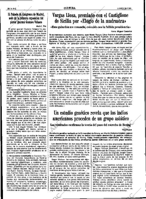 ABC SEVILLA 30-07-1990 página 38