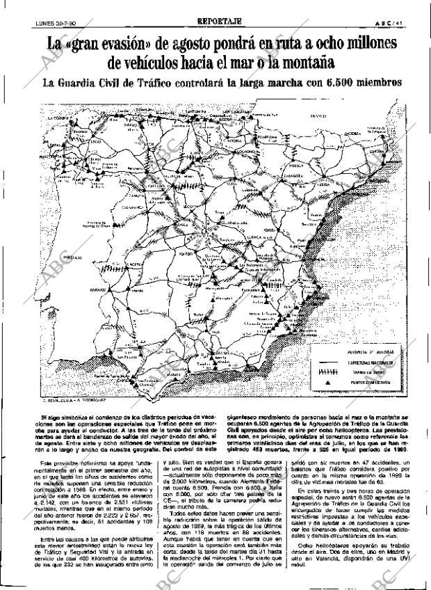 ABC SEVILLA 30-07-1990 página 41