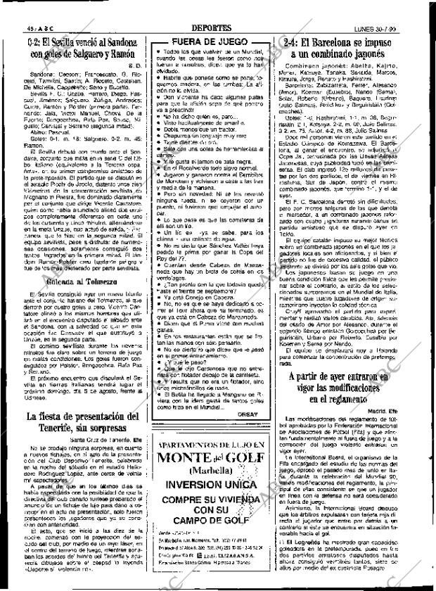 ABC SEVILLA 30-07-1990 página 48