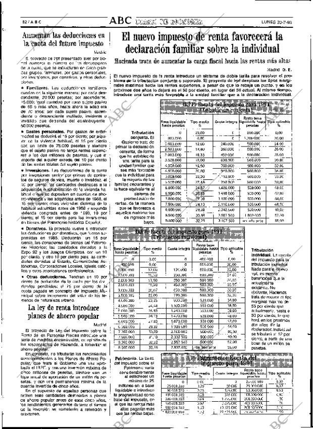 ABC SEVILLA 30-07-1990 página 62