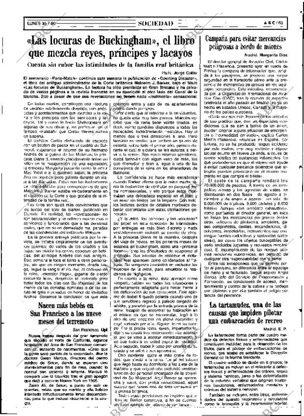 ABC SEVILLA 30-07-1990 página 69