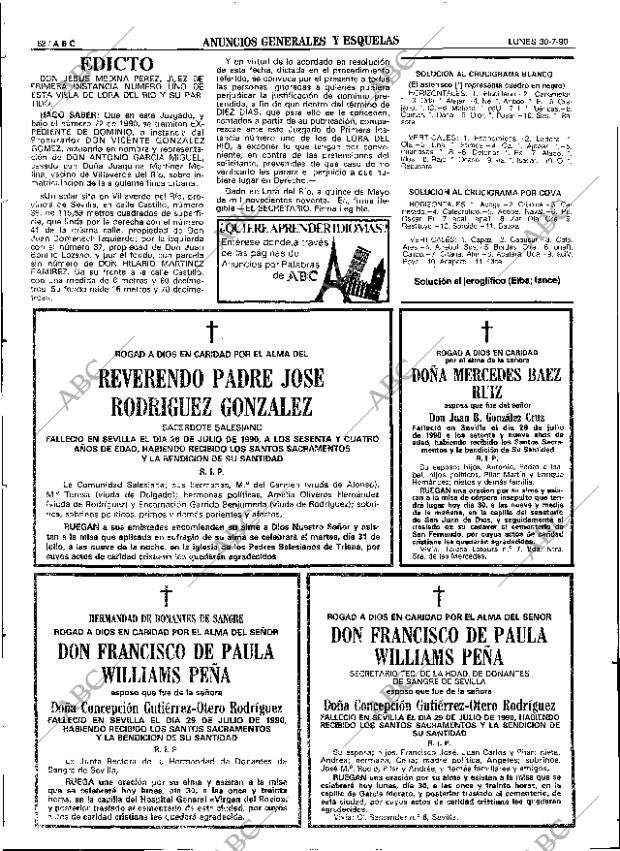 ABC SEVILLA 30-07-1990 página 82