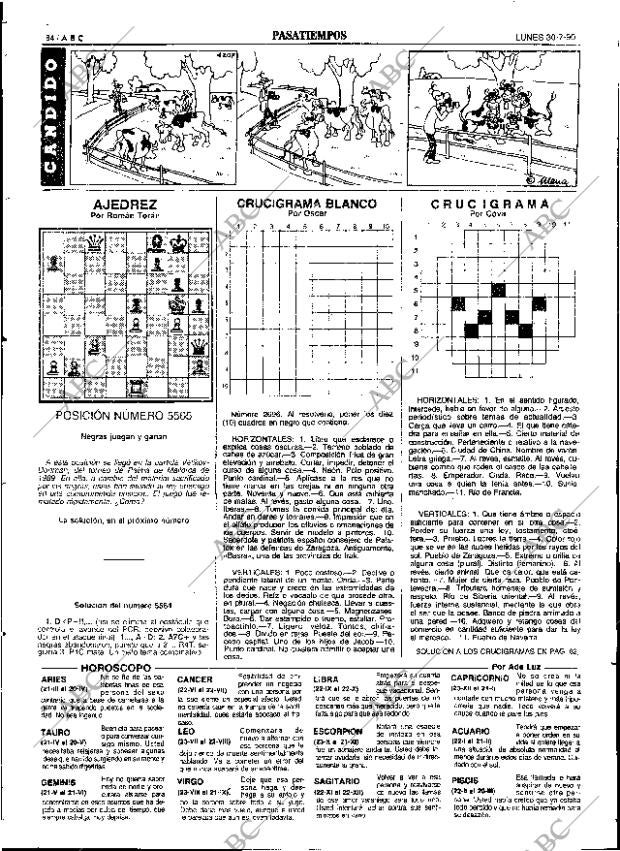ABC SEVILLA 30-07-1990 página 84