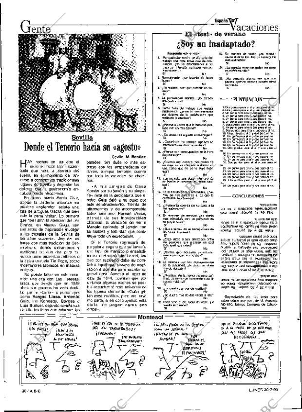 ABC SEVILLA 30-07-1990 página 90
