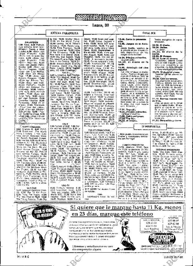 ABC SEVILLA 30-07-1990 página 94